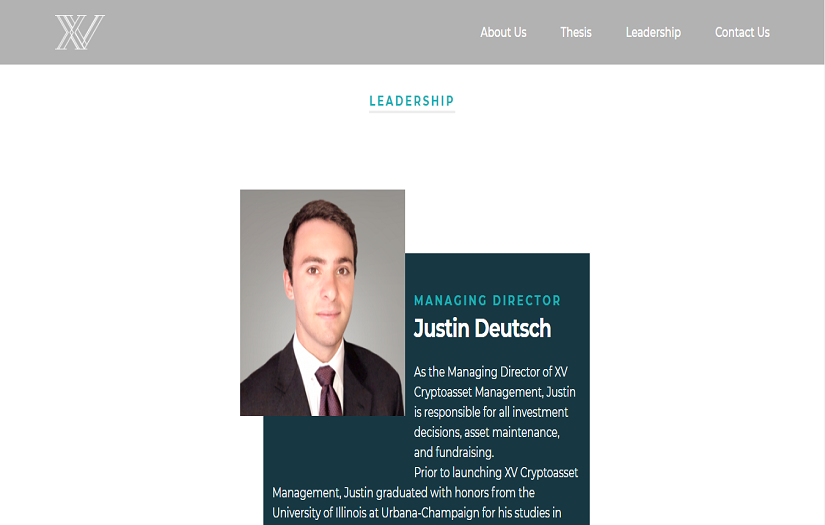 XV Cryptoasset Management screenshot 2